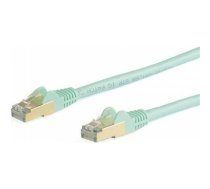 StarTech STARTECH.COM 7 m CAT6a-Ethernet-Kabel - Trkis - RJ45-Ethernet-Kabel - Snagless - STP-Kabel - Kupfer - 10-Gbit Netzwerkkabel | 6ASPAT7MAQ  | 0065030881616