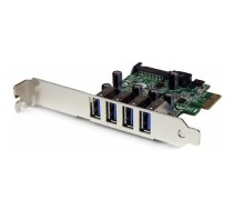 Kontroler StarTech PCIe x1 - 4x USB 3.0 (PEXUSB3S4V) | PEXUSB3S4V  | 0065030848961