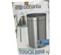 Kosz na śmieci Brabantia Brabantia Waste Bin Touch Bin New,recycle, 23+10 L Platinum | 117907  | 8710755117909