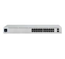 Ubiquiti Networks UniFi USW-24-POE 24-Port PoE Managed L2/L3 Gigabit Ethernet (10/100/1000) Power over Ethernet (PoE) 1U Silver | USW-24-POE  | 817882028554