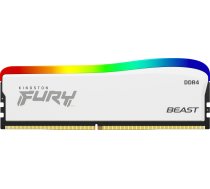 Kingston FURY Beast RGB White 8GB [1x8GB 3200MHz DDR4 CL16 DIMM] | KF432C16BWA/8  | 0740617330403