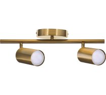 Activejet SPECTRA double gold ceiling wall lamp strip spotlight GU10 for living room | AJE-SPECTRA 2P  | 5901443120490 | OSWACJLIR0002