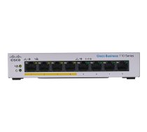 Cisco CBS110-8PP-D Unmanaged L2 Gigabit Ethernet (10/100/1000) Power over Ethernet (PoE) Grey | CBS110-8PP-D-EU  | 0889728326049