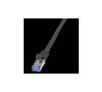LogiLink LogiLink Patch Cable, cat. 6A, S/FTP, 30,0 m, black shielded (PIMF), 4 x 2 AWG 26/7, pin assignment: 1:1, copper core, (CQ3123S) | CQ3123S  | 4052792040593