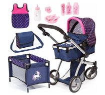 BAYER DOLL PRAM, COMBI COT MEGA SET 18354AC | 18354AC  | 4003336408140