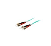 Equip Patchcord światłowodowy ST/ST, OM3, 1m (25224107) | 25224107  | 4015867193495