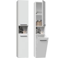 Bathroom cabinet NEL III 31x30x174 cm, matt white | NEL III BIEL  | 5904507201296 | MLATOHSZS0029