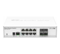 Mikrotik CRS112-8G-4S-IN network switch Managed L3 Gigabit Ethernet (10/100/1000) Power over Ethernet (PoE) White | CRS112-8G-4S-IN  | 4752224000149
