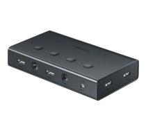 Przełącznik Ugreen towar w Sosnowcu - Przełącznik Ugreen Ugreen przełącznik KVM (Keyboard Video Mouse) 4 x 1 HDMI (żeński) 4 x USB (żeński) 4 x USB Typ B (żeński) czarny (CM293) () - Morelenet_11114168 | ugreen_20220824135649  | 6957303874392