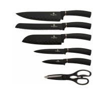 Berlinger Haus Zestaw noży 7 częściowy na stojaku Black Rose Collection BH/2422 uniwersalny | BH-2422  | 5999056794566
