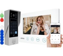 Eura Wideodomofon EURA VDP-90A3 DELTA+ biały 7'', full hd, WiFi ,2 wejścia, szyfrator, czytnik zbliżeniowy, ahd, tuya | VDP-90A3 DELTA+ Biała  | 5905548278223