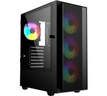 Gembird Computer Case Midi Tower Fornax 4000 ARGB black | KOGEMOD00000041  | 8716309126496 | CCC-FC-4000