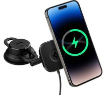 Uchwyt samochodowy Spigen ITS35W-3 Onetap Pro 3 Magnetic do MagSafe Windshield & Dashboard Car Mount Wireless Charger black | 8809811861839-ACP04629  | 8809811861839