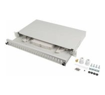 Moduł SFP Lanberg Przełącznica światłowodowa Lanberg 24xSC Duplex / 24xLC Quad RACK 19" 1U Szara + akcesoria | FOP1-24SD-LQS  | 5901969430653