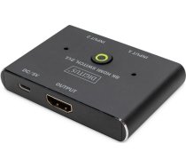 Digitus Przełącznik/Switch HDMI 2-portowy 8K 60Hz HDR | DS-45341  | 4016032483663