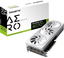 Gigabyte AERO GeForce RTX 4070 Ti OC V2 12G NVIDIA 12 GB GDDR6X | GV-N407TAERO OCV2-12GD  | 4719331313432