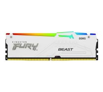 Pamięć Kingston Fury Beast RGB, DDR5, 16 GB, 5600MHz, CL40 (KF556C40BWA-16) | KF556C40BWA-16  | 740617333886