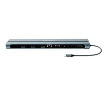 HUB USB Canyon CANYON Hub DS-90, 14w1, USB-C, Szary | 5291485008918  | 5291485008918