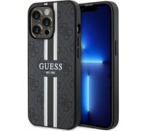 Guess Etui Guess GUHMP13LP4RPSK Apple iPhone 13/13 Pro czarny/black hardcase 4G Printed Stripes MagSafe | GUE2546  | 3666339119652