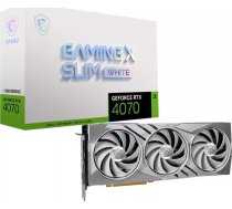 MSI GeForce RTX 4070 GAMING X SLIM WHITE 12G NVIDIA 12 GB GDDR6X | RTX 4070 GAMING X SLIM WHITE  | 4711377117753