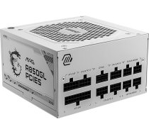 MSI MAG A850GL PCIE5 WHITE power supply unit 850 W 20+4 pin ATX ATX | 306-7ZP8A24-CE0  | 4711377115391