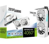 Zotac GeForce RTX 4060 Ti Dual NVIDIA 8 GB GDDR6 White Edition | ZT-D40610Q-10M  | 4895173626968
