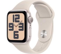 Apple Watch SE GPS + Cellular 40mm Starlight Aluminium Case with Starlight Sport Band - S/M | ATAPPZASS2MRFX3  | 195949006111 | MRFX3QP/A