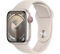 Apple Watch Series 9 GPS + Cellular 41mm Starlight Aluminium Case with Starlight Sport Band - S/M | ATAPPZASS9MRHN3  | 195949021534 | MRHN3QP/A