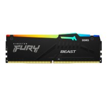 Pamięć Kingston Fury Beast RGB, DDR5, 16 GB, 4800MHz, CL38 (KF548C38BBA-16) | KF548C38BBA-16  | 740617328479