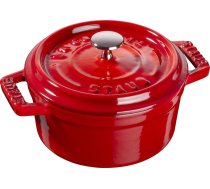 STAUB Garnek STAUB żeliwny mini okrągły 250 ml czerwony | 40509-799-0  | 3272341010063