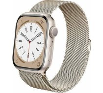 Crong Crong Milano Steel – Pasek ze stali nierdzewnej do Apple Watch 38/40/41 mm (szampański) | CRG-40MST-CHP  | 5904310702980