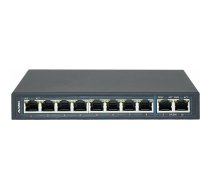 AVIZIO Switch 8x RJ45 PoE 100 Mb/s + 2x RJ45 Uplink 1Gb/s | AV-SU8MP2G  | 5904204405201