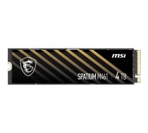 MSI SPATIUM M461 PCIe 4.0 NVMe M.2 4TB PCI Express 4.0 3D NAND | S78-440R030-P83  | 4711377062428 | DIAMISSSD0024