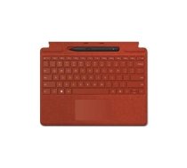 Microsoft Microsoft Keyboard Pen 2 Bundle 8X6-00027 Surface Pro Compact Keyboard, Wireless, EN, 294 g, Red, Bluetooth | 8X6-00027  | 889842772746
