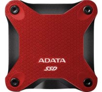 Adata SSD ārējais disks SD620 2TB U3.2A 520/460 MB/s, sarkans | DGADAZAT20SD62R  | 4711085947352 | SD620-2TCRD
