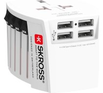 Skross SKROSS World Adapter MUV USB strømfors | 1.302961  | 7640166323716