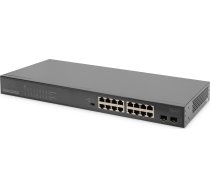 Switch Digitus ZUB Digitus Gigabit Ethernet 16-port + 2 Combo | DN-95347-1  | 4016032480853