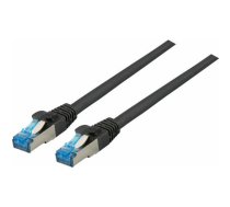 EFB Patchcord RJ45 S / FTP, kat. 6A, kat. 7 TPE superflex, 0,15 m ,czarny | K5525FSW.0,15  | 4049759187545