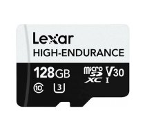 Karta Lexar High-Endurance MicroSDXC 128 GB Class 10 UHS-I/U3 V30 (LMSHGED128G-BCNNG) | LMSHGED128G-BCNNG  | 843367128990