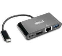 Eaton USB-C Multiport Adapter - 4K HDMI, USB-A Port, GbE, 60W PD Charging, HDCP U444-06N-H4GUB Black | CKEATZS00000011  | 037332209146 | U444-06N-H4GUBC