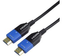 Kabel PremiumCord PREMIUMCORD Ultra High Speed HDMI 2.1 optický kabel 8K@60Hz 4K@120Hz 10m zlacený | KPHDM21M10  | 8592220023874