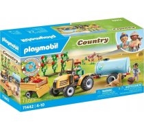 PLAYMOBIL 71442 Lauku traktors ar piekabi un ūdens tvertni, celtniecības rotaļlieta | 100034235  | 4008789714428 | 71442