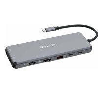 Verbatim USB-C Pro vairāku portu centrmezgls CMH-13, 13 ports, dokstacija | 100032383  | 0023942321538 | 32153