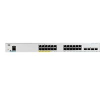 Switch Cisco Cisco CAT1000L 28Port fixed managed L2 Switch: - 24x1GE Ports, PoE+ with 370W PoE budget, 4x1GE SFP uplinks, - 56Gbps switching Bandwidth, WebUI, USB-A, USB mini-B, - inkl. Fan, external Bluetooth dongle plugs into USB port, - Security:  | C1