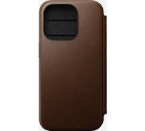 Nomad Nomad Modern Leather Folio, brown - iPhone 15 Pro | NM01628385  | 856500016283