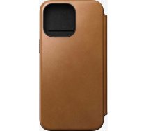 Nomad Nomad Modern Leather Folio, english tan - iPhone 15 Pro Max | NM01634485  | 856500016344