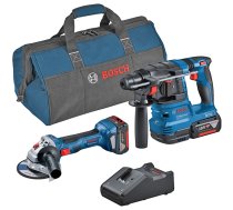 Bosch Kombi-Set Akku-Winkelschleifer GWS 18V-7 + Akku-Bohrhammer GBH 18V-22, Werkzeug-Set | 100011713  | 4053423251029 | 0615A50037