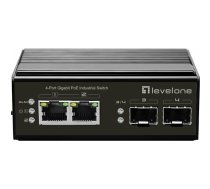 Switch LevelOne LevelOne IGP-0432 łącza sieciowe Nie zarządzany Gigabit Ethernet (10/100/1000) Obsługa PoE Czarny | IGP-0432  | 4015867228180