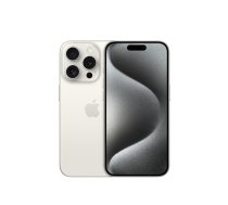 Apple iPhone 15 Pro 15.5 cm (6.1") Dual SIM iOS 17 5G USB Type-C 128 GB Titanium, White | MTUW3ZD/A  | 195949018756