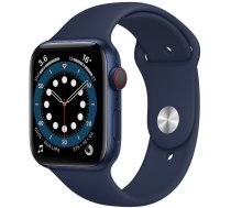 Apple Watch 6 GPS + Cellular 44mm Sport Band, blue/deep navy (M09A3EL/A) | M09A3EL/A  | 194252336151 | 178520